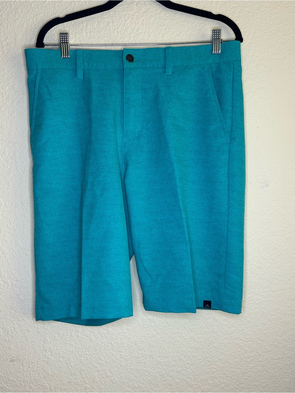 Adidas Men's Teal Casual Shorts 32 Golf Outdoor Festival Lightweight Beach Camp